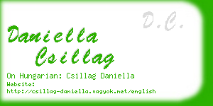 daniella csillag business card